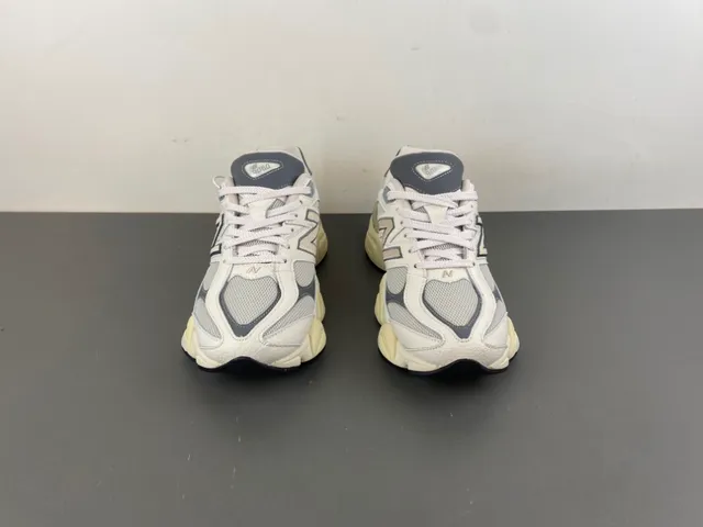 New Balance Beige Gris Suela Media Malla Y Recubrimiento Sintético Chunky Sneakers 11