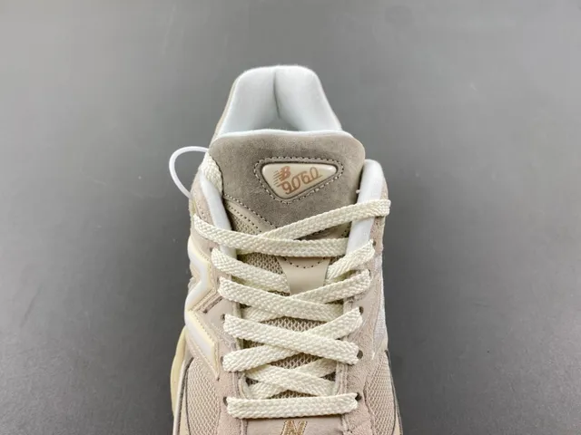 New Balance beige semelle intermédiaire sculptée mixed mesh et suede upper chunky sneakers 6
