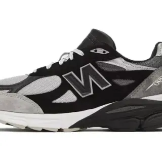 New Balance Zapatillas Lifestyle Negra y Gris con parte superior de malla y ante en capas con suela ENCAP