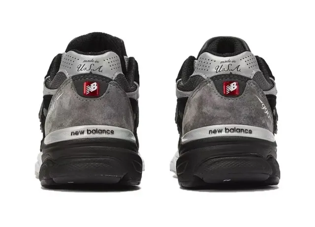 New Balance Sneakers Lifestyle Noires et Grises en Mesh et Daim Stratifié avec Semelle ENCAP 2