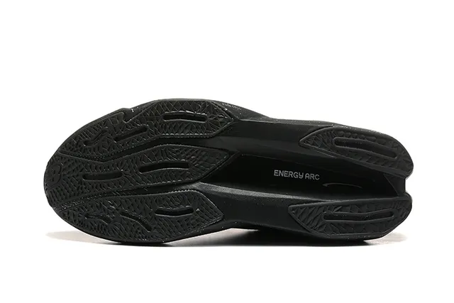New Balance Black White الجزء العلوي من الكيت الهندسي تدرج بنصف ظلال N Logo أحذية جري 5