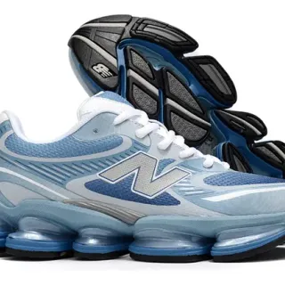 New Balance Blue White Segmented Pod Midsole Mesh And Synthetic Overlay Upper Lifestyle Sneakers