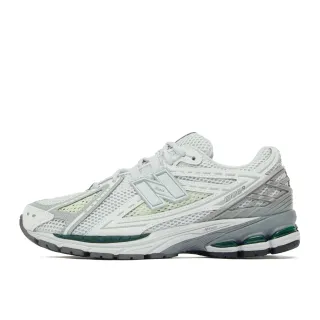 New Balance Gray Green Mesh-and-Synthetic Upper Layered Cage Overlays Running Shoes