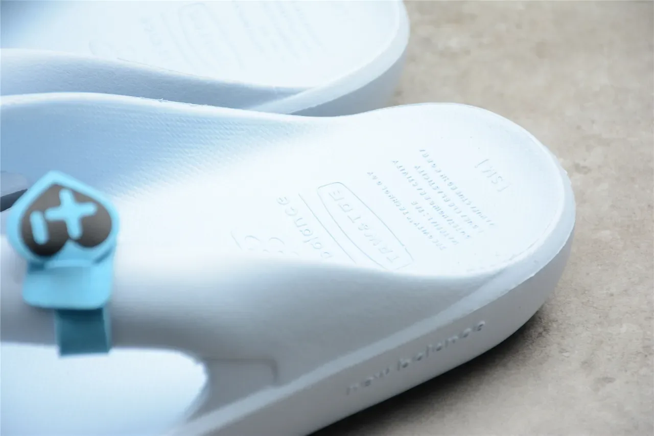 New Balance Light Blue Molded Foam Thong Slipper 4
