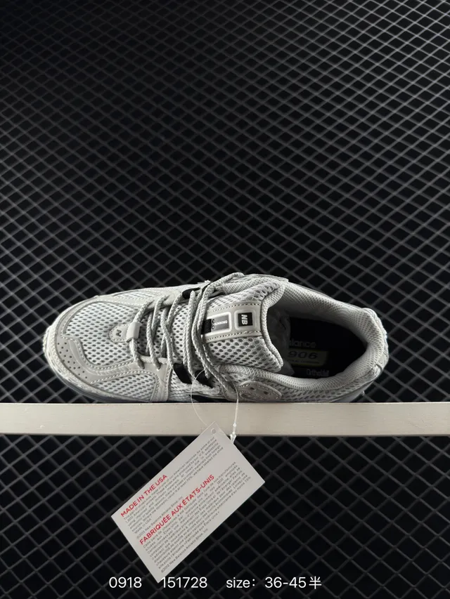 New Balance M1906 Cinza Preto Upper de Malha Solado Empilhado Tênis Chunky 4