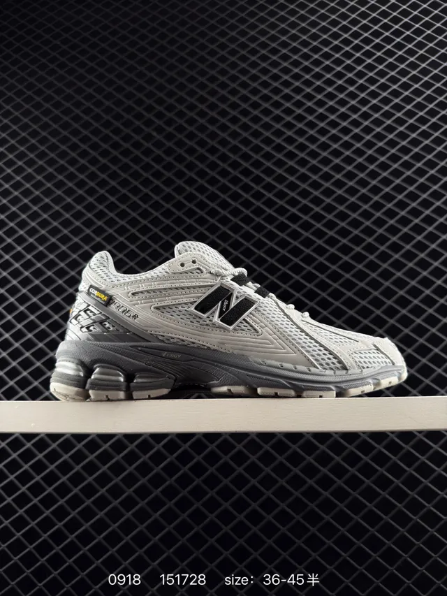 New Balance M1906 Cinza Preto Upper de Malha Solado Empilhado Tênis Chunky 6