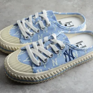 New Era MLB York Yankees Monogram Blue Navy Upper Print Canvas Shoes