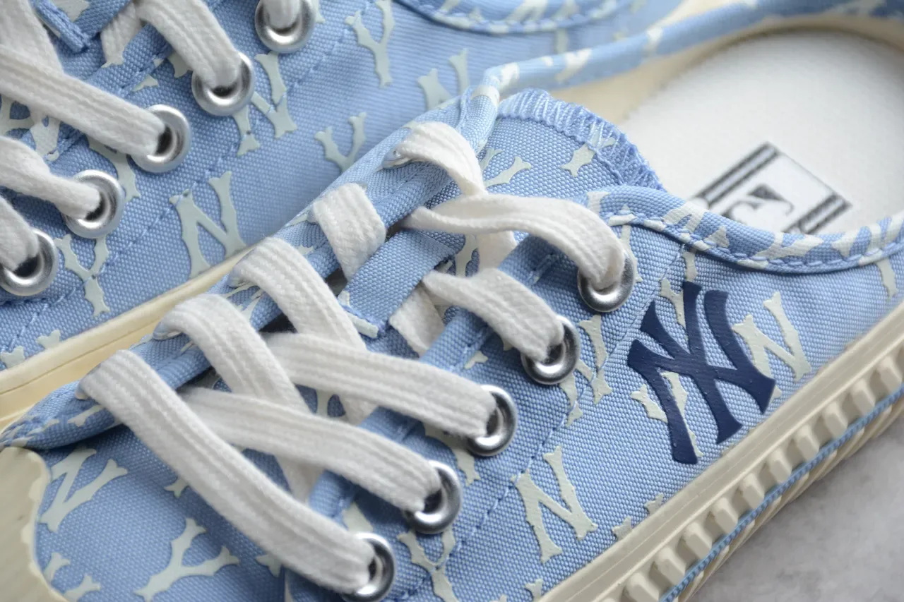 Chaussures canvas New Era MLB New York Yankees Monogram Bleu Marine 6