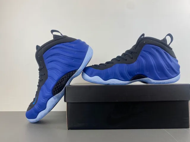 Nike Air Foamposite One Royal Blue Black Basketball Shoes 14