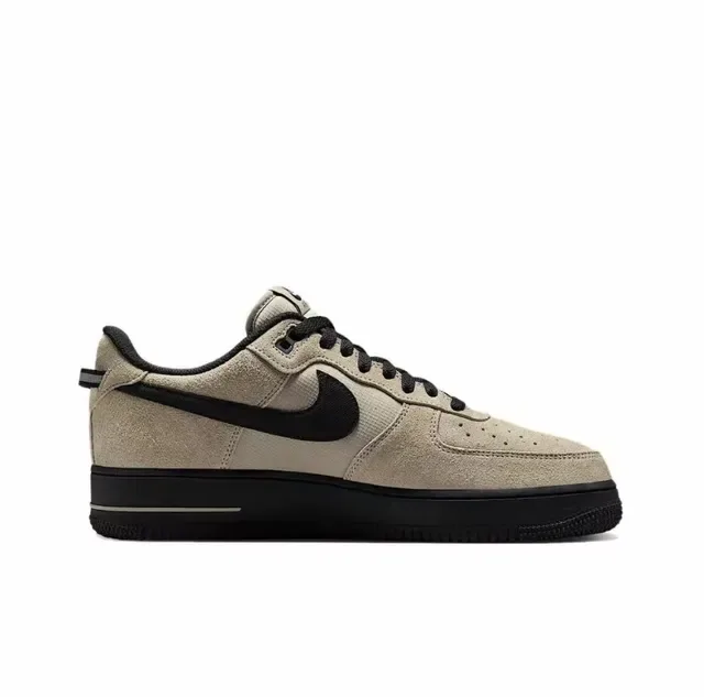 Nike Air Force 1 Beige and Black Lifestyle Sneakers 2