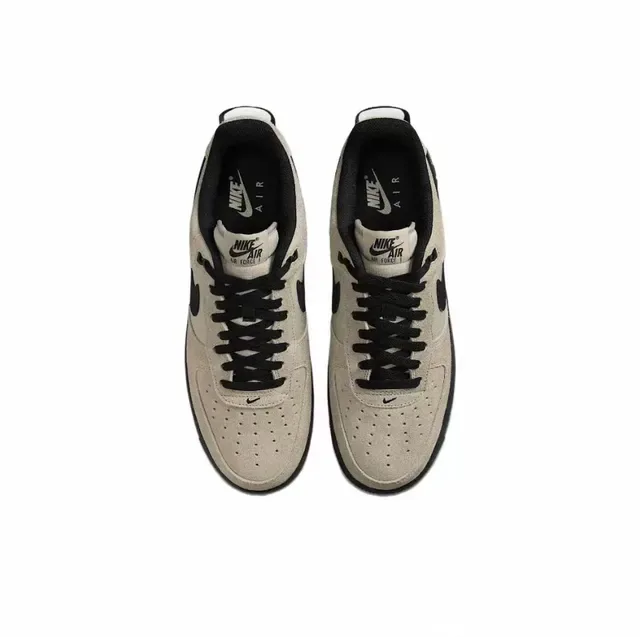 Nike Air Force 1 Beige and Black Lifestyle Sneakers 4