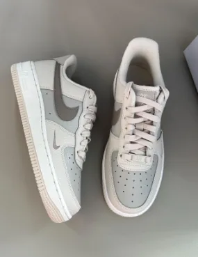 Nike Air Force 1 Beige and Taupe Lifestyle Sneakers 2