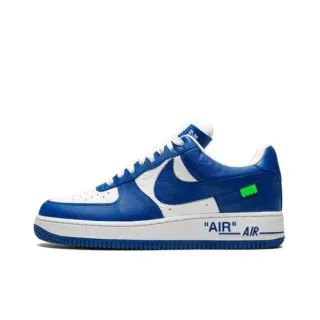 Nike Air Force 1 Blue and White Lifestyle Sneakers