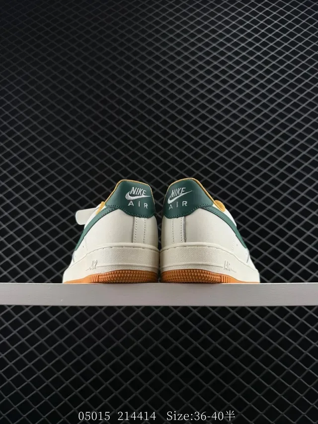 Nike Air Force 1 Low Off-White Green Gum Lifestyle Sneakers 2