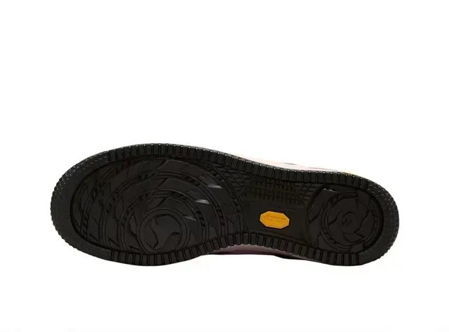 Nike Air Force 1 Sneakers Lifestyle Rose Grid Noir avec Swoosh 2