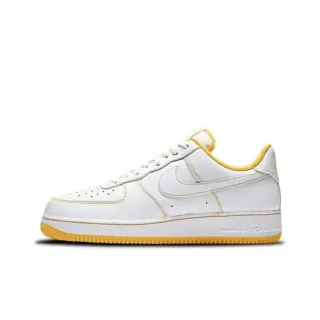 Nike Air Force 1 White and Yellow Lifestyle Sneakers
