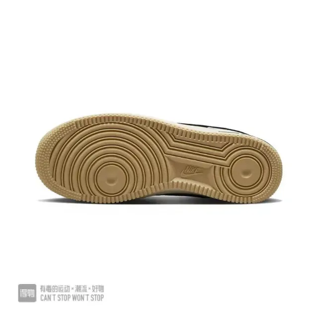 Nike Air Force 1 Blanc Noir Gomme Lifestyle Sneakers 3