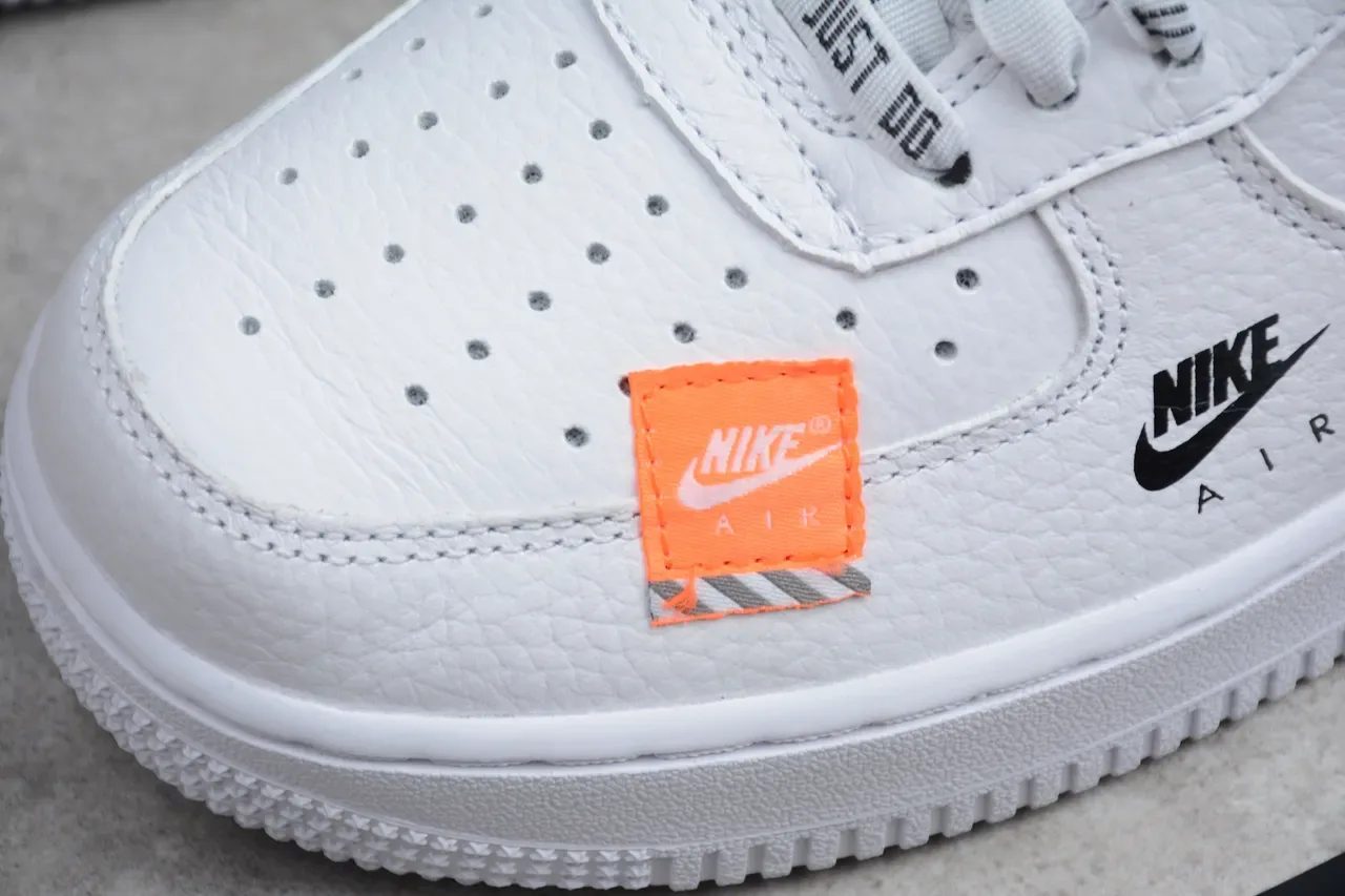 Nike Air Force 1 White Just Do It Graphic Lifestyle Sneakers 18
