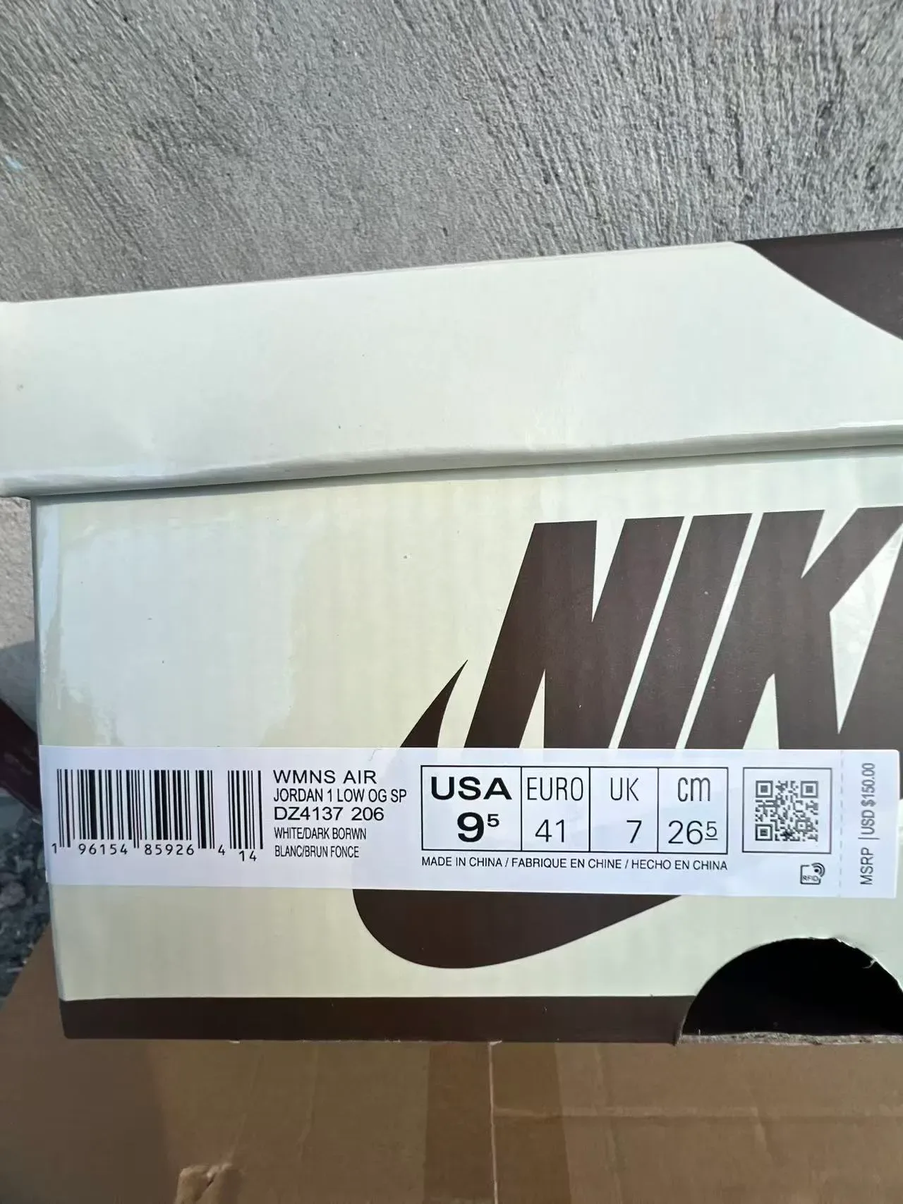 Nike Air Jordan 1 Low Marron Blanc Rose Sneakers Lifestyle 11