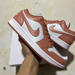 Nike Air Jordan 1 Low Terracotta White Lifestyle Sneakers