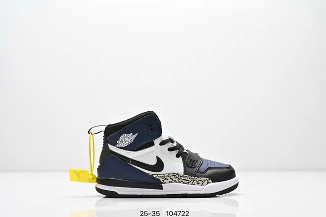 Nike Air Jordan 3 Kids Black White Cement Elephant Print Basketball Shoes 5