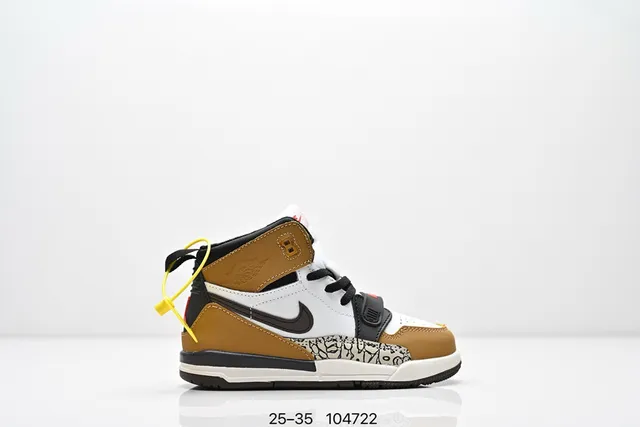 Nike Air Jordan 3 Kids Black White Cement Elephant Print Basketball Shoes 7