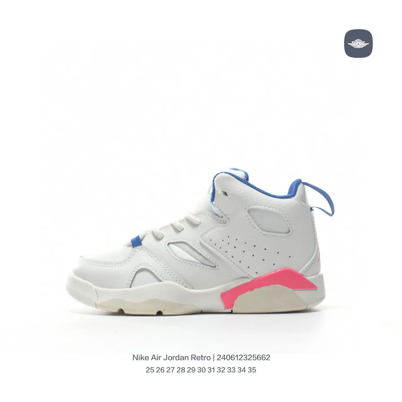 Nike Air Jordan 7 White Purple Basketball Shoes 4