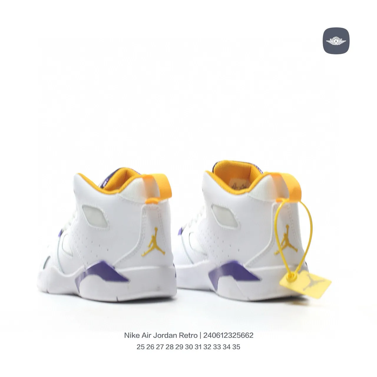 Nike Air Jordan 7 White Purple Basketball Shoes 19