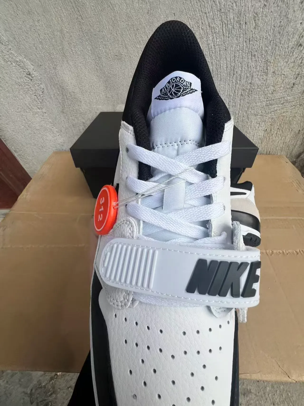 Nike Air Jordan Legacy 312 White Black Lifestyle Sneakers 4