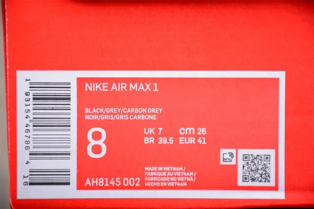 Nike Air Max 1 Gris foncé et bleu Ante Lifestyle Sneakers 2