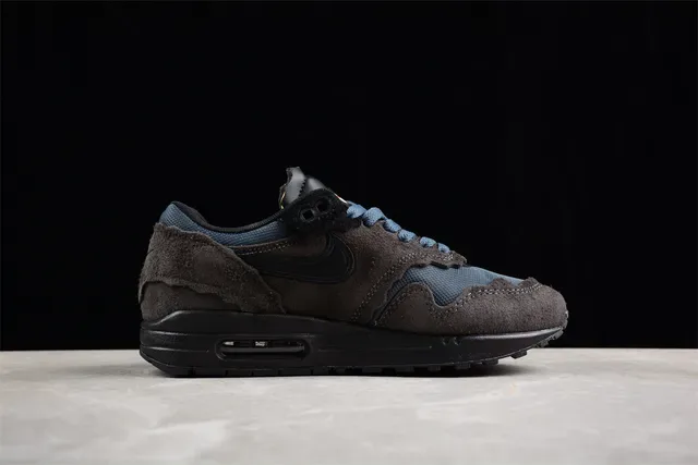 Nike Air Max 1 Gris foncé et bleu Ante Lifestyle Sneakers 11