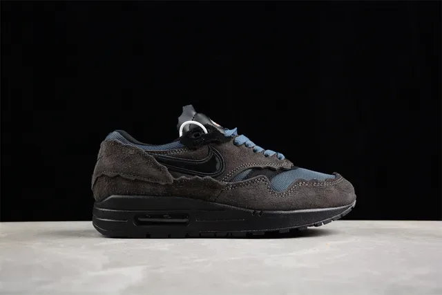 Nike Air Max 1 Gris foncé et bleu Ante Lifestyle Sneakers 14