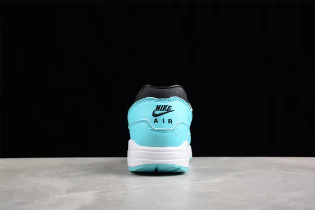 Nike Air Max 1 Turquoise and Black Lifestyle Sneakers 10