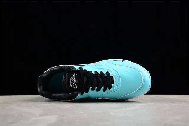 Nike Air Max 1 Turquoise and Black Lifestyle Sneakers 12