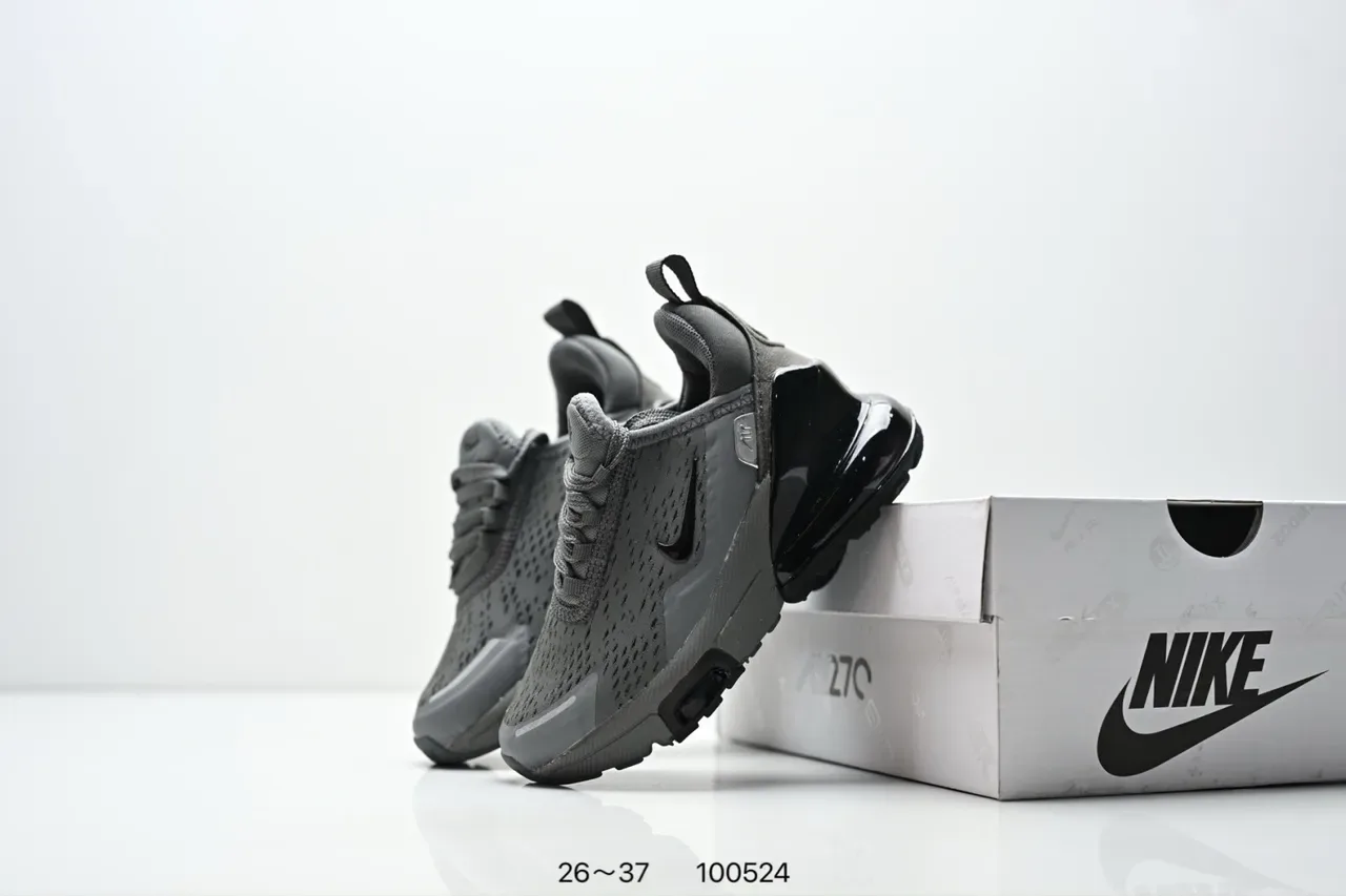Nike Air Max 270 Dark Gray Black Lifestyle Sneakers 9
