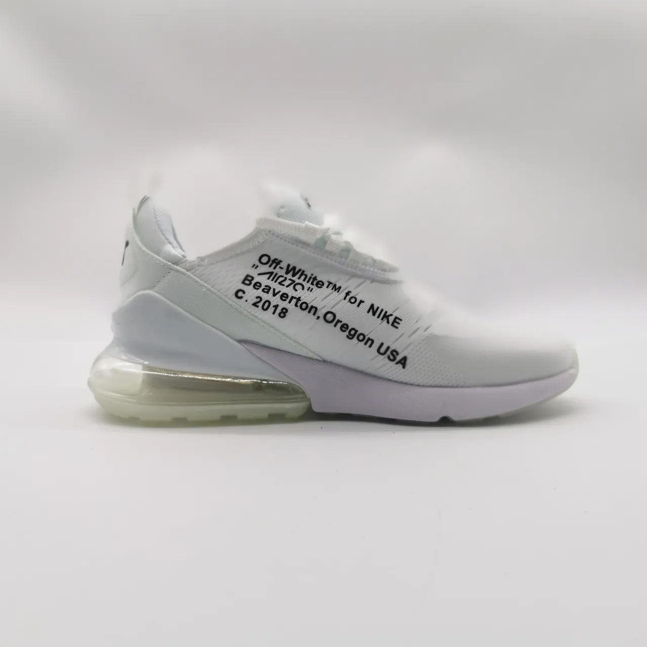 Nike Air Max 270 Off-White 'White' Lifestyle Sneakers 6