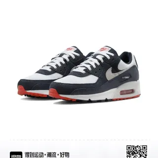 Nike Air Max 90 Navy White Red Lifestyle Sneakers