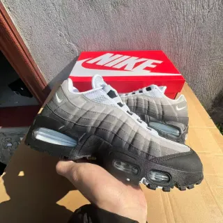 Nike Air Max 95 Gray Black White Lifestyle Sneakers