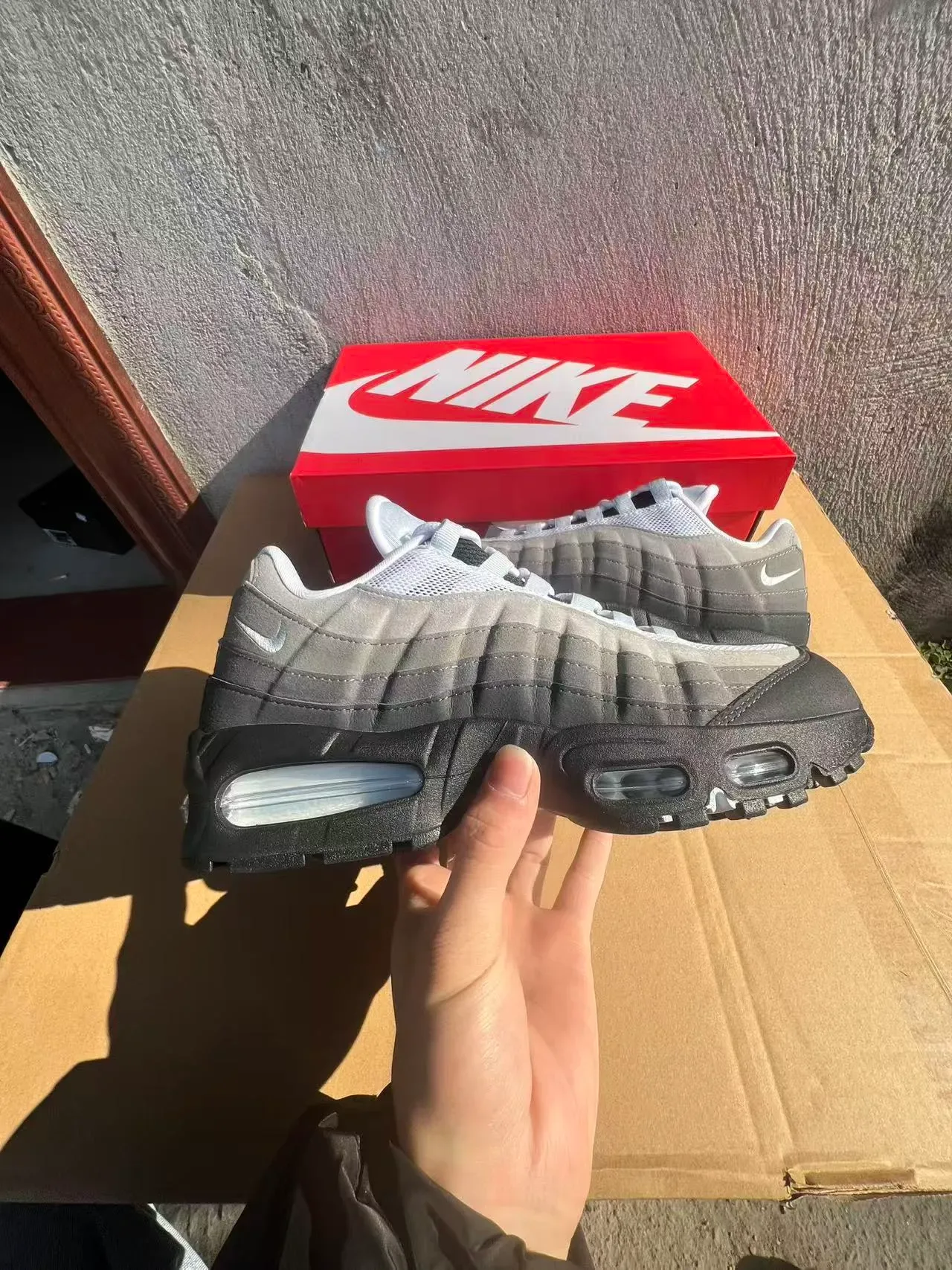 Nike Air Max 95 Cinza Preto Branco Tênis Lifestyle 7