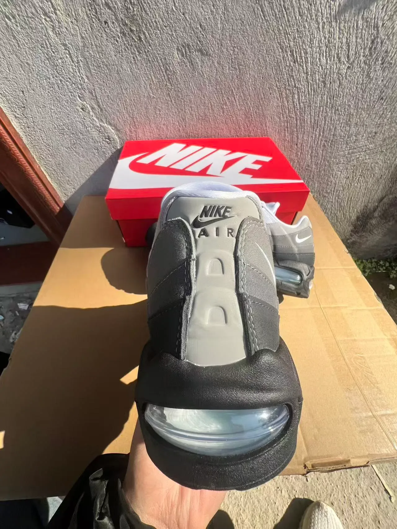 Nike Air Max 95 Cinza Preto Branco Tênis Lifestyle 8