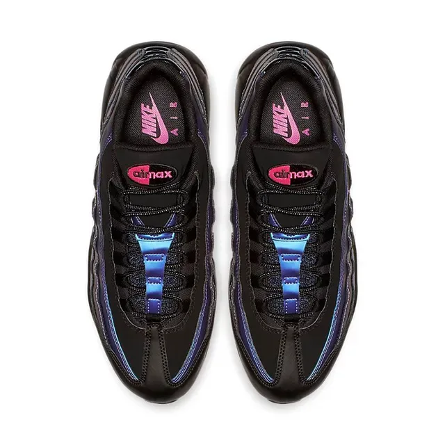 Nike Air Max 95 Iridescent Purple Blue Black Lifestyle Sneakers 4