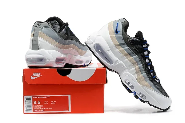 Nike Air Max 95 White Black Gray Red Lifestyle Sneakers 2