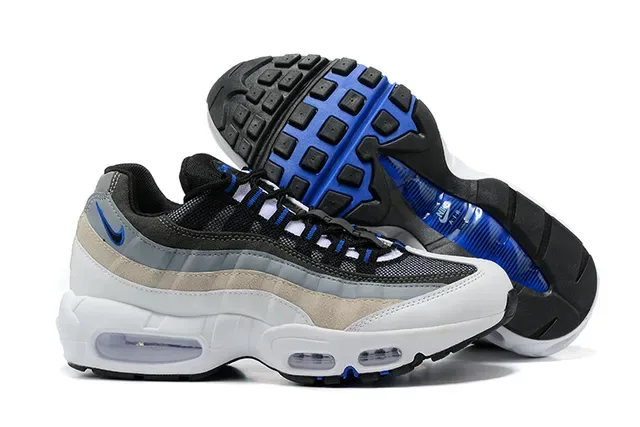 Nike Air Max 95 White Black Gray Red Lifestyle Sneakers 3