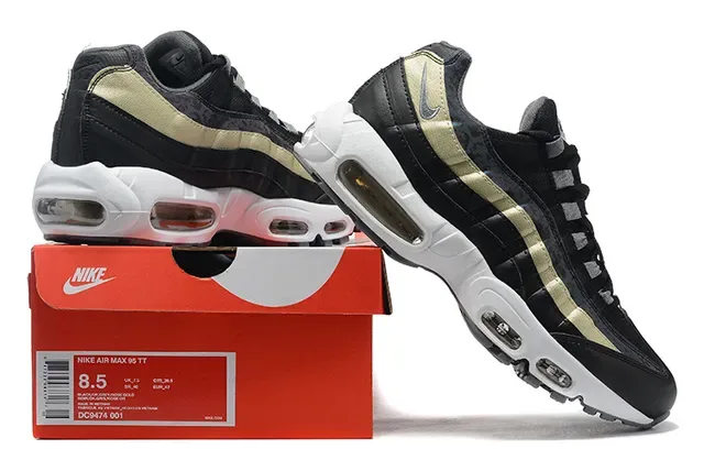 Nike Air Max 95 White Black Gray Red Lifestyle Sneakers 14