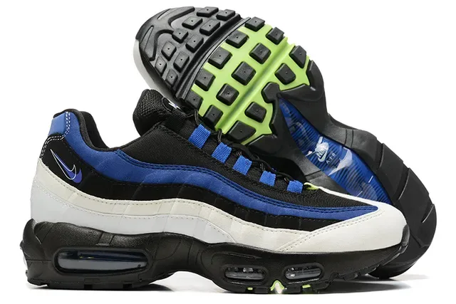 Nike Air Max 95 White Red Black Gray Lifestyle Sneakers 3