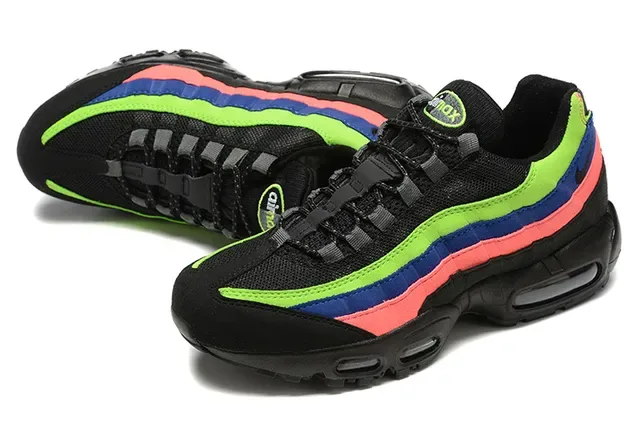 Nike Air Max 95 White Red Black Gray Lifestyle Sneakers 10