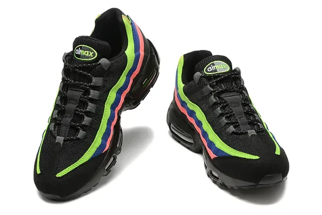 Nike Air Max 95 White Red Black Gray Lifestyle Sneakers 12
