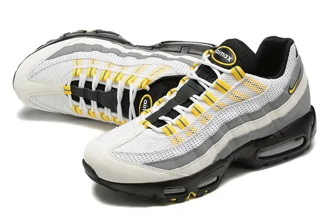 Nike Air Max 95 White Red Black Gray Lifestyle Sneakers 16