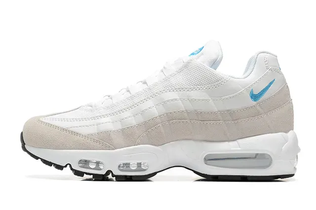 Nike Air Max 95 White Red Black Gray Lifestyle Sneakers 23