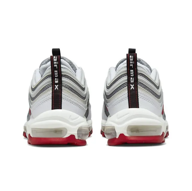 Nike Air Max 97 White Gray Red Lifestyle Sneakers 4
